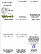 Christmas Around the World Mini Album